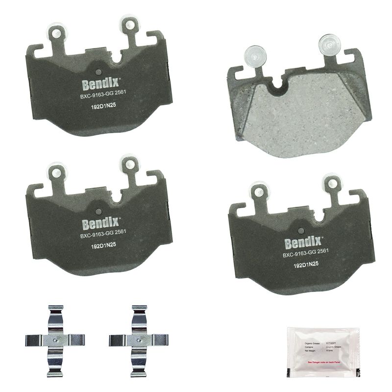 Bendix Friction CFC2561 Disc Brake Pad Set - Front