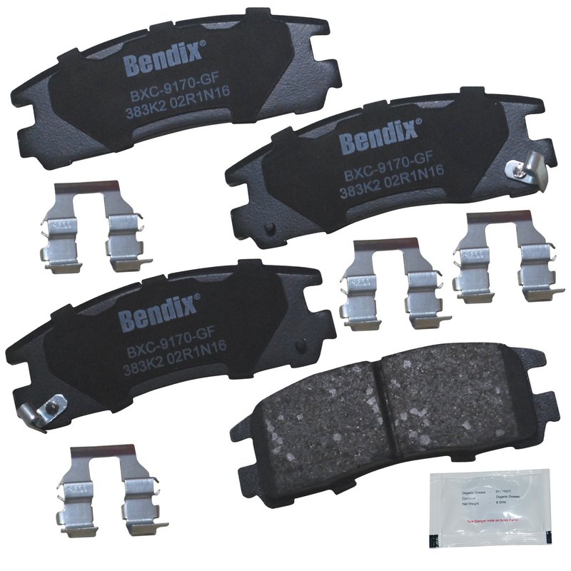 Bendix Friction CFC383K2 Disc Brake Pad Set - Rear