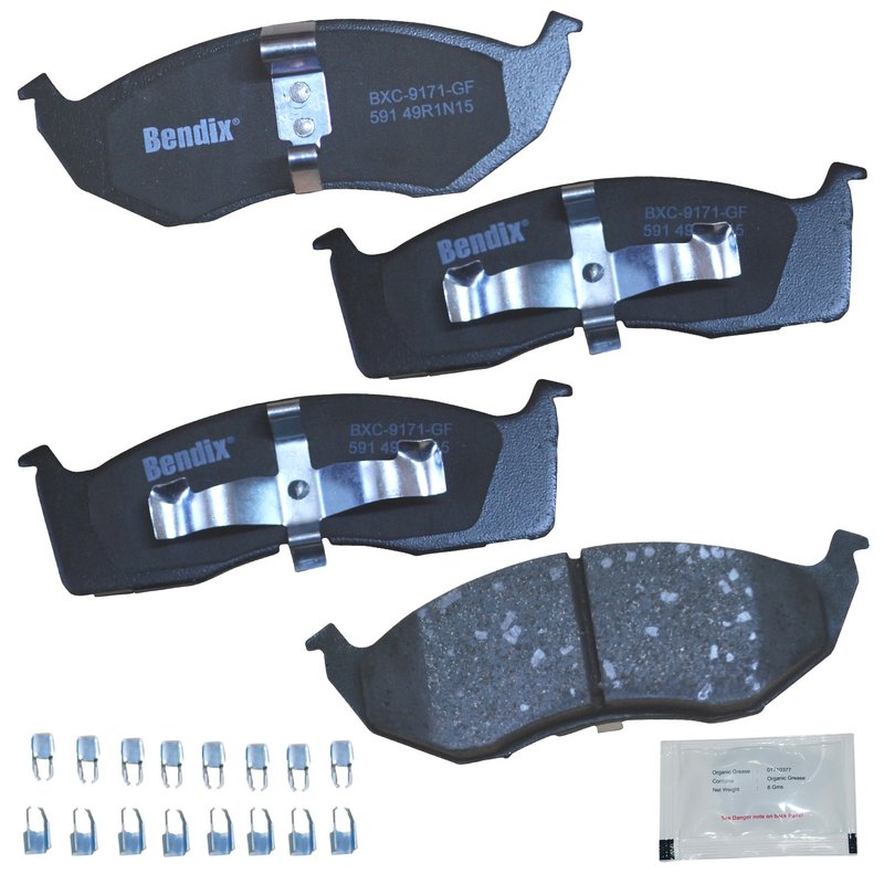 Bendix Friction CFC591 Disc Brake Pad Set - Front