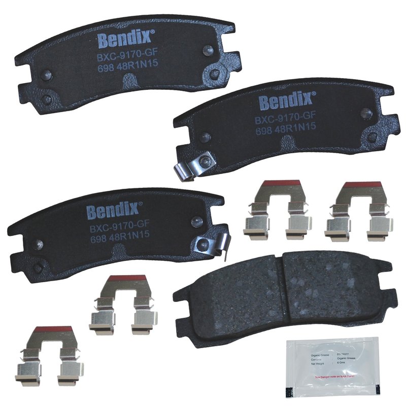 Bendix Friction CFC698 Disc Brake Pad Set - Rear