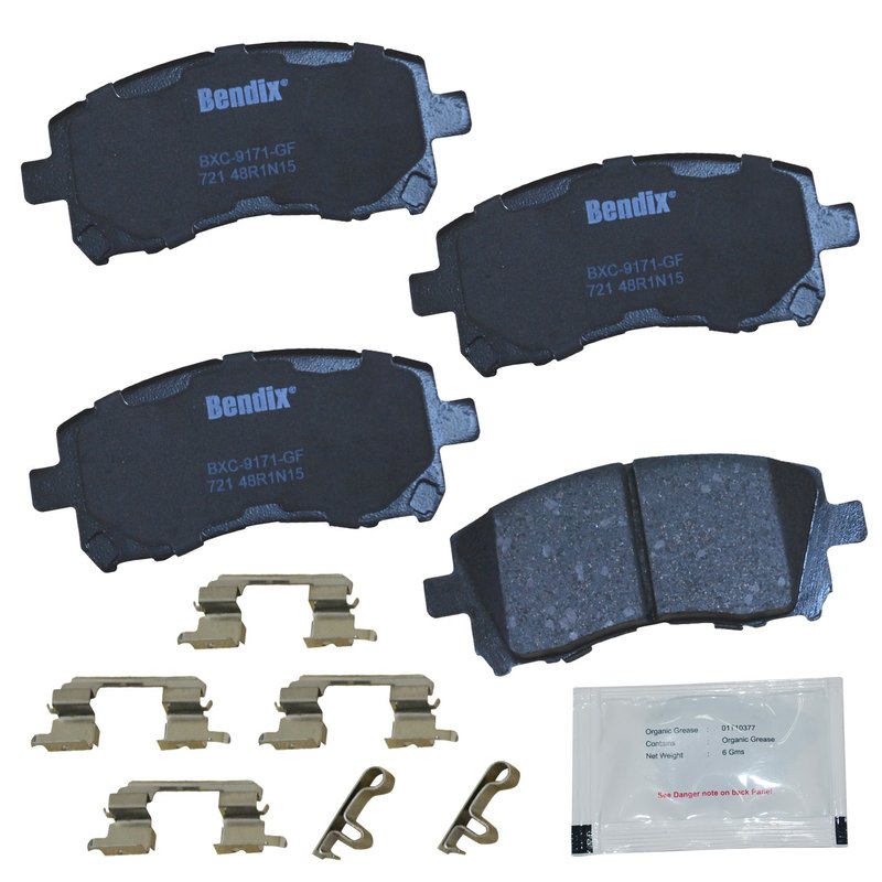 Bendix Friction CFC721 Disc Brake Pad Set - Front