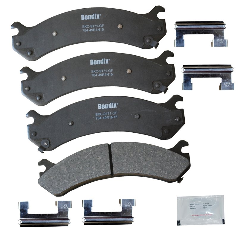 Bendix Friction CFC784 Disc Brake Pad Set - Front