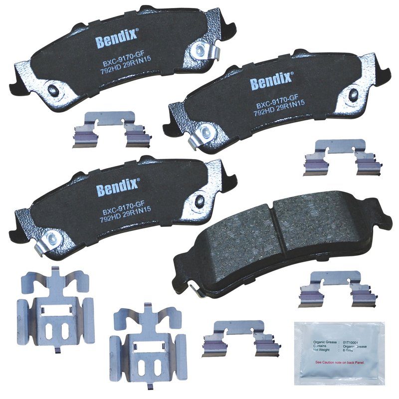 Bendix Friction CFC792HD Disc Brake Pad Set - Rear