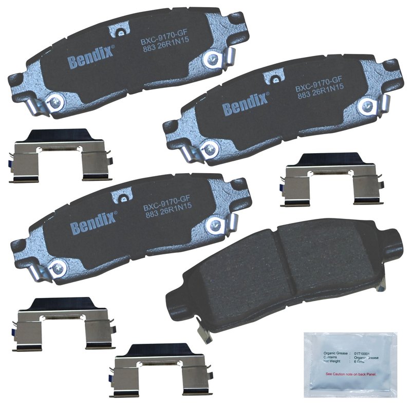 Bendix Friction CFC883 Disc Brake Pad Set - Rear