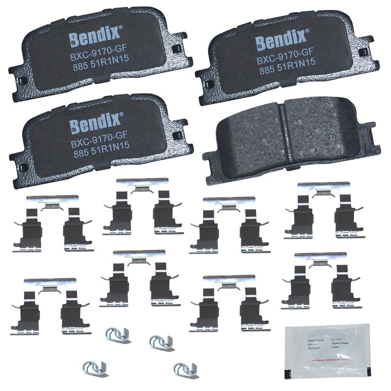 Bendix Friction CFC885 Disc Brake Pad Set - Rear