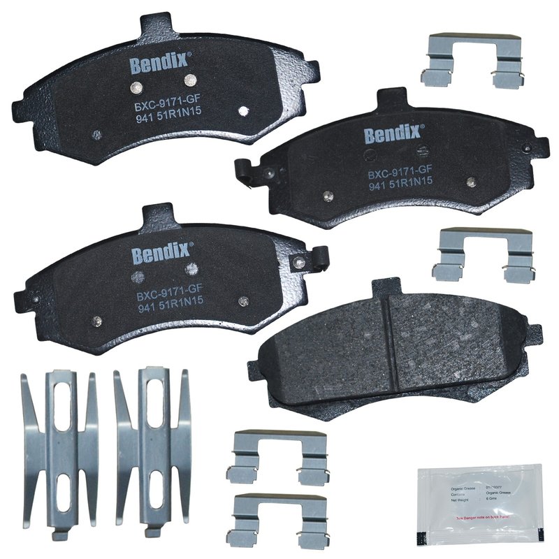 Bendix Friction CFC941 Disc Brake Pad Set - Front