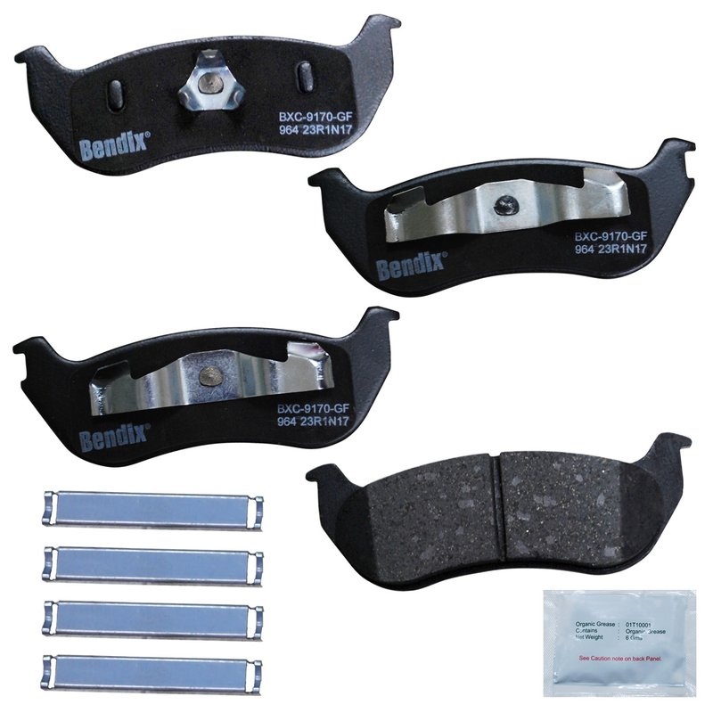 Bendix Friction CFC964 Disc Brake Pad Set - Rear