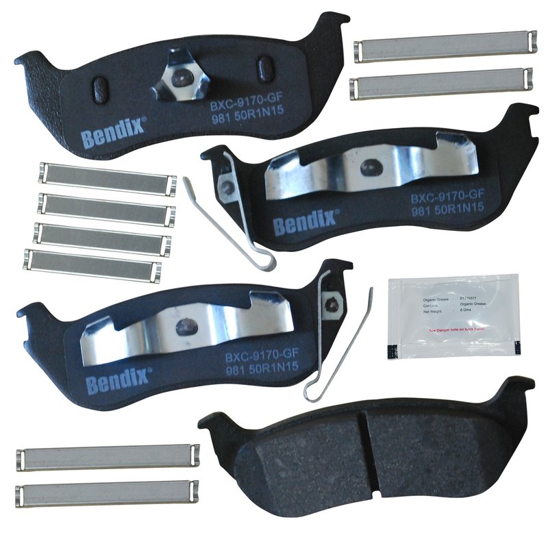 Bendix Friction CFC981 Disc Brake Pad Set - Rear