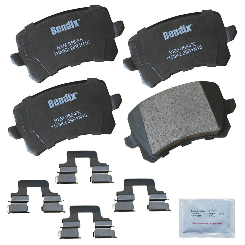 Bendix Friction CFM1108K2 Disc Brake Pad Set - Rear