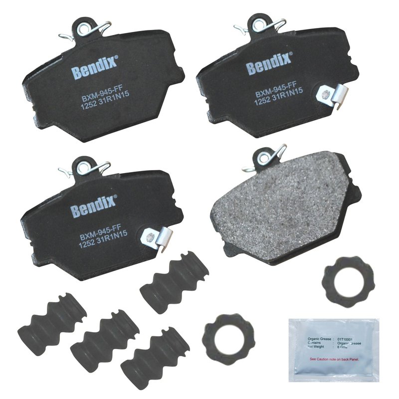 Bendix Friction CFM1252 Disc Brake Pad Set - Front