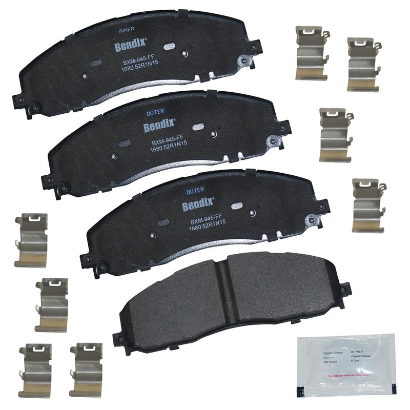 Bendix Friction CFM1680 Disc Brake Pad Set - Front