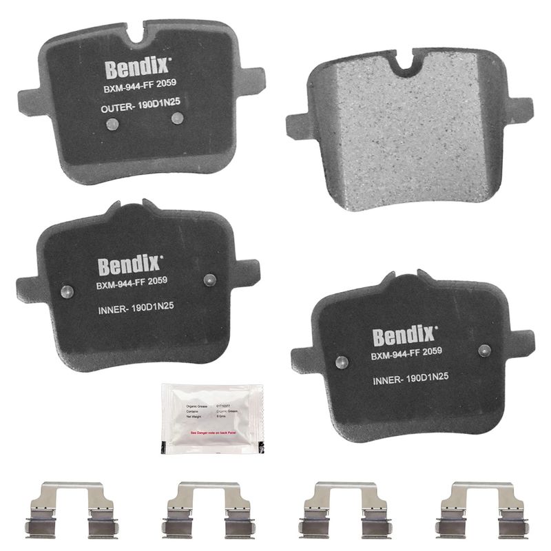 Bendix Friction CFM2059 Disc Brake Pad Set - Rear