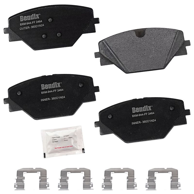 Bendix Friction CFM2464 Disc Brake Pad Set - Rear