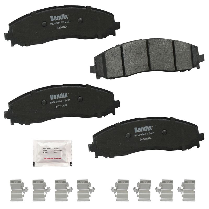 Bendix Friction CFM2491 Disc Brake Pad Set - Rear