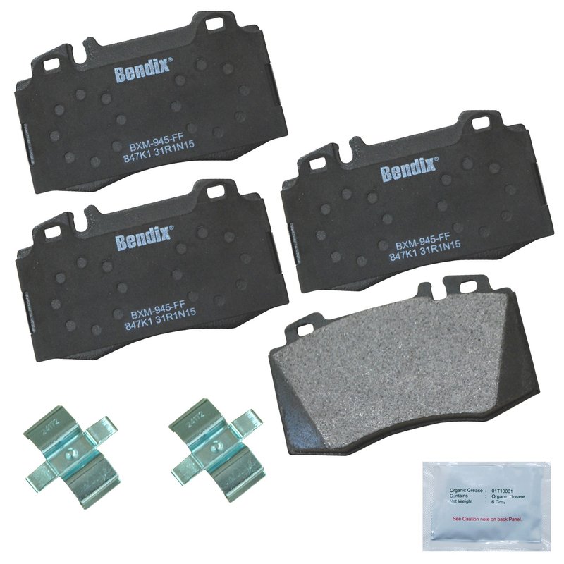 Bendix Friction CFM847K1 Disc Brake Pad Set - Front