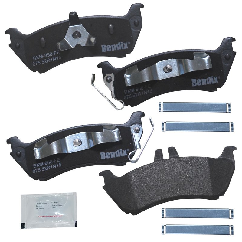Bendix Friction CFM875 Disc Brake Pad Set - Rear