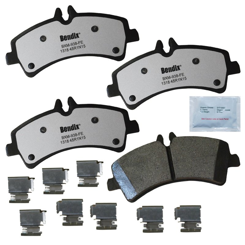 Bendix Friction MKD1318FM Disc Brake Pad Set - Rear