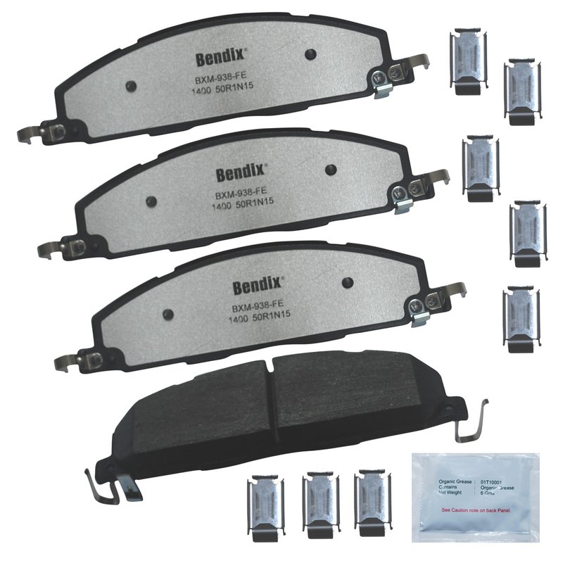 Bendix Friction MKD1400FM Disc Brake Pad Set - Rear