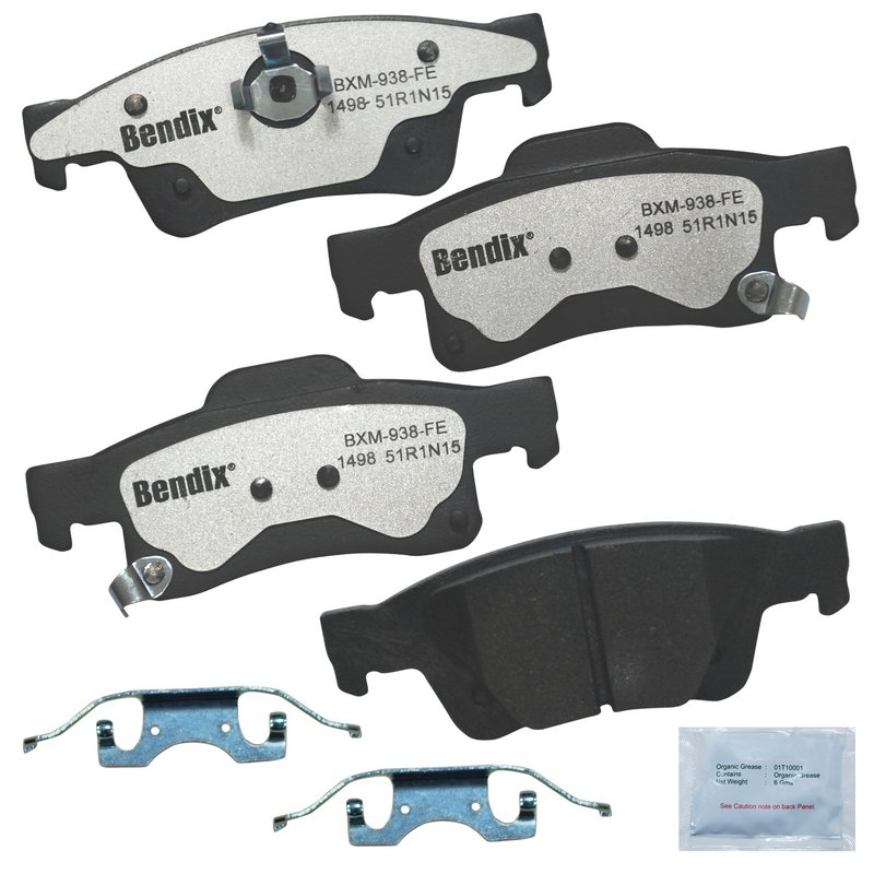 Bendix Friction MKD1498FM Disc Brake Pad Set - Rear