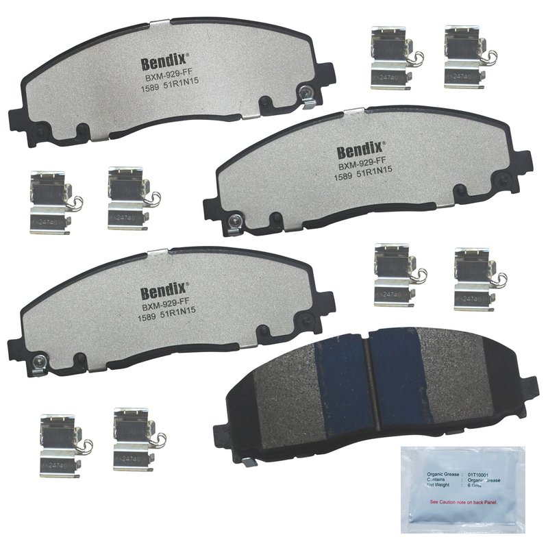Bendix Friction MKD1589FM Disc Brake Pad Set - Front