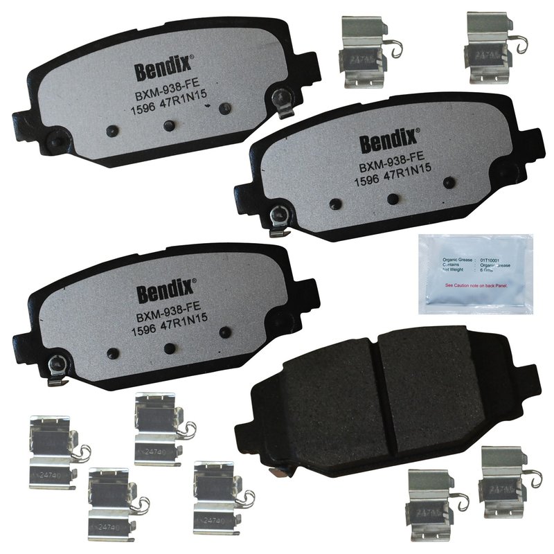 Bendix Friction MKD1596FM Disc Brake Pad Set - Rear