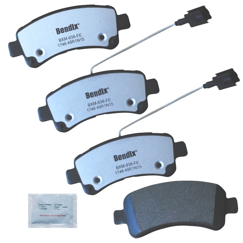 Bendix Friction MKD1746FM Disc Brake Pad Set - Rear