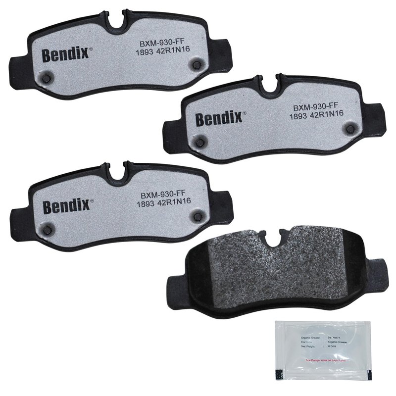 Bendix Friction MKD1893FM Disc Brake Pad Set - Rear