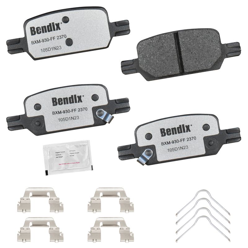 Bendix Friction MKD2370FM Disc Brake Pad Set - Rear