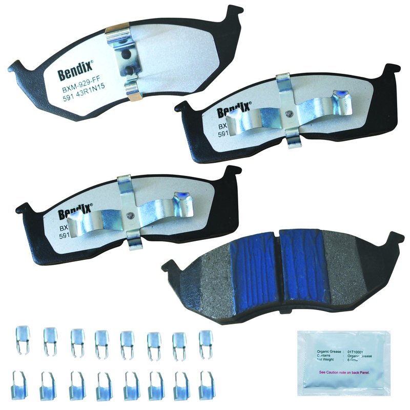 Bendix Friction MKD591FM Disc Brake Pad Set - Front