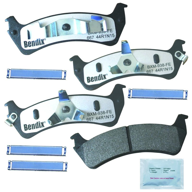 Bendix Friction MKD667FM Disc Brake Pad Set - Rear