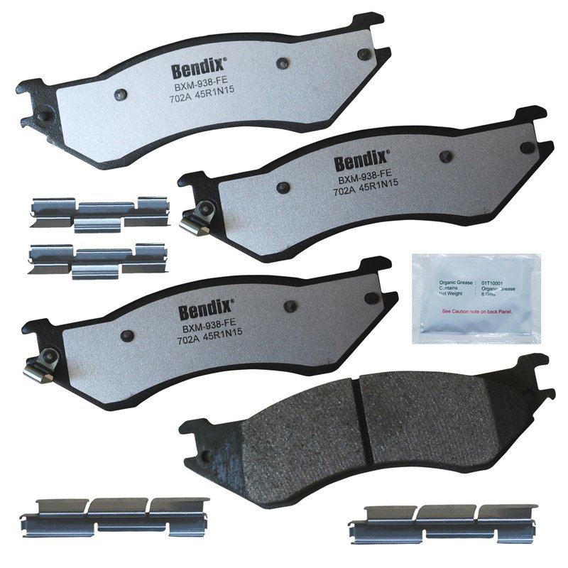 Bendix Friction MKD702AFM Disc Brake Pad Set - Rear