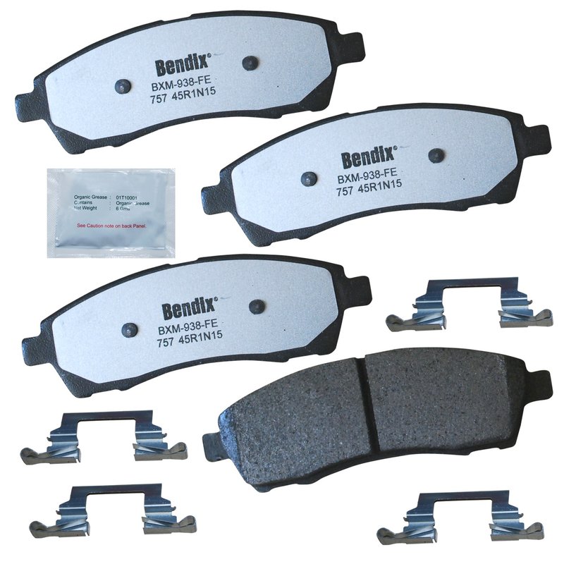 Bendix Friction MKD757FM Disc Brake Pad Set - Rear