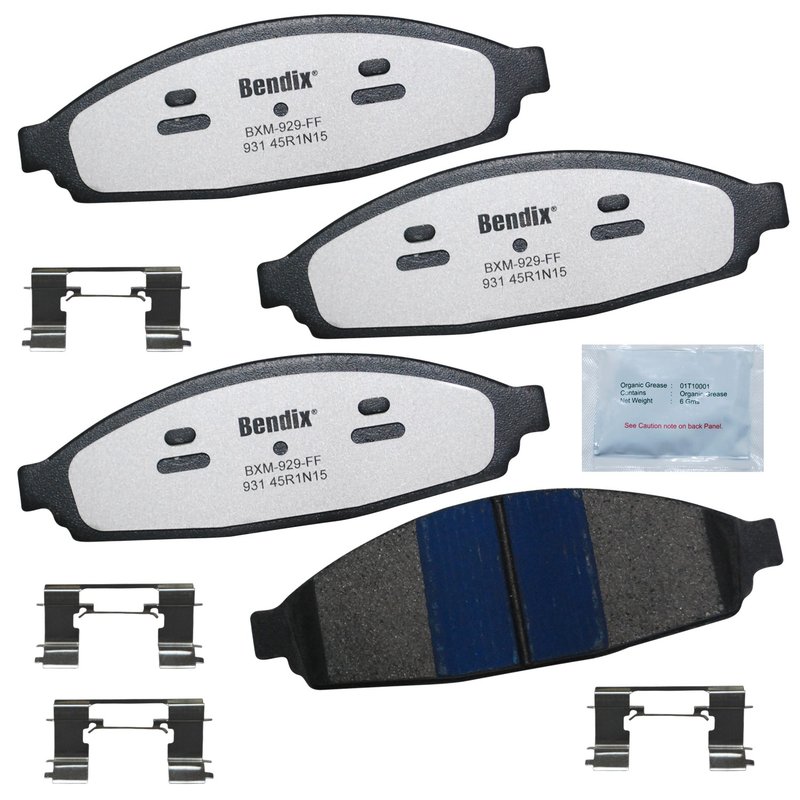 Bendix Friction MKD931FM Disc Brake Pad Set - Front