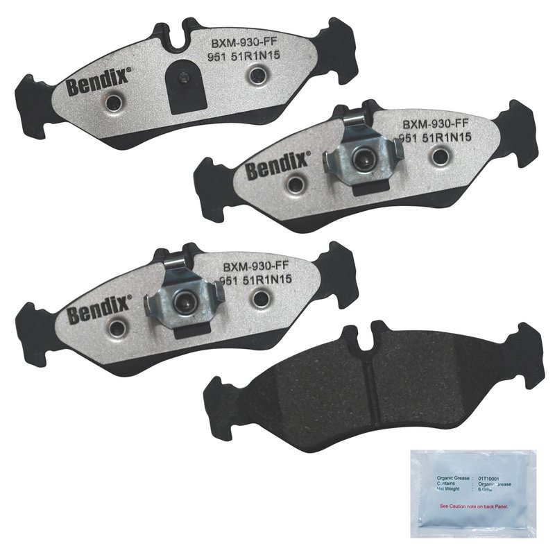 Bendix Friction MKD951FM Disc Brake Pad Set - Rear
