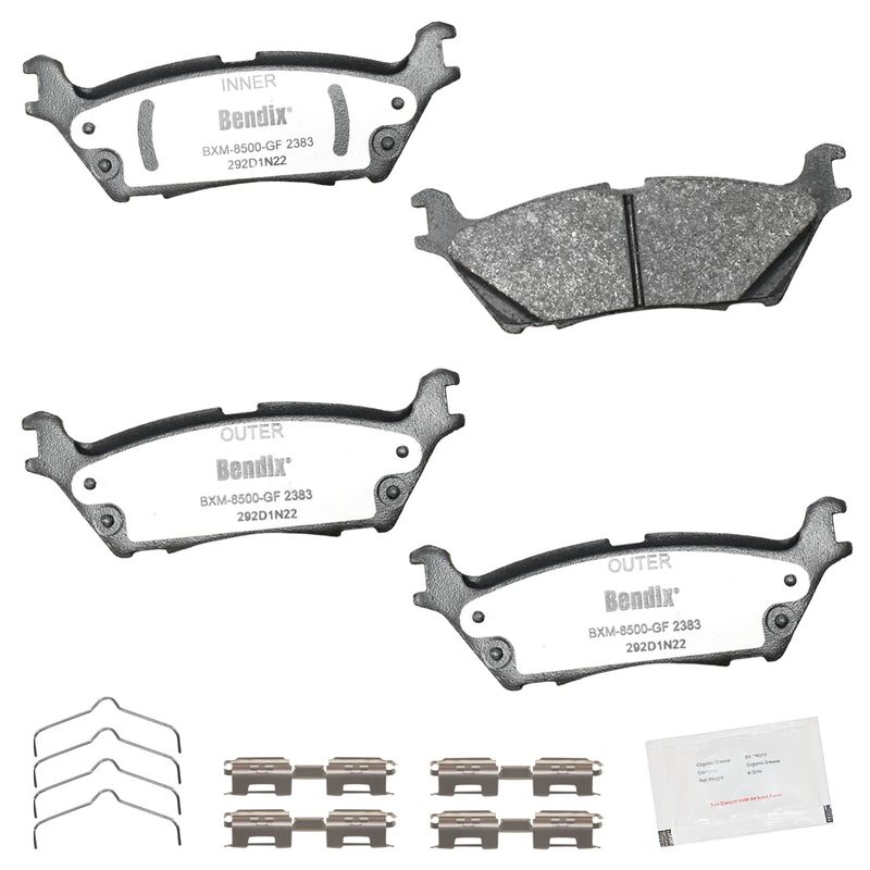 Bendix Friction PBD2383 Disc Brake Pad Set - Rear