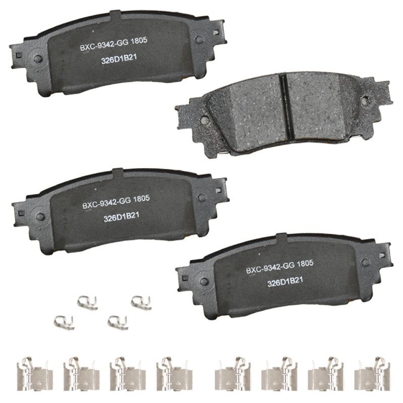 Bendix Friction SBC1805 Disc Brake Pad Set - Rear
