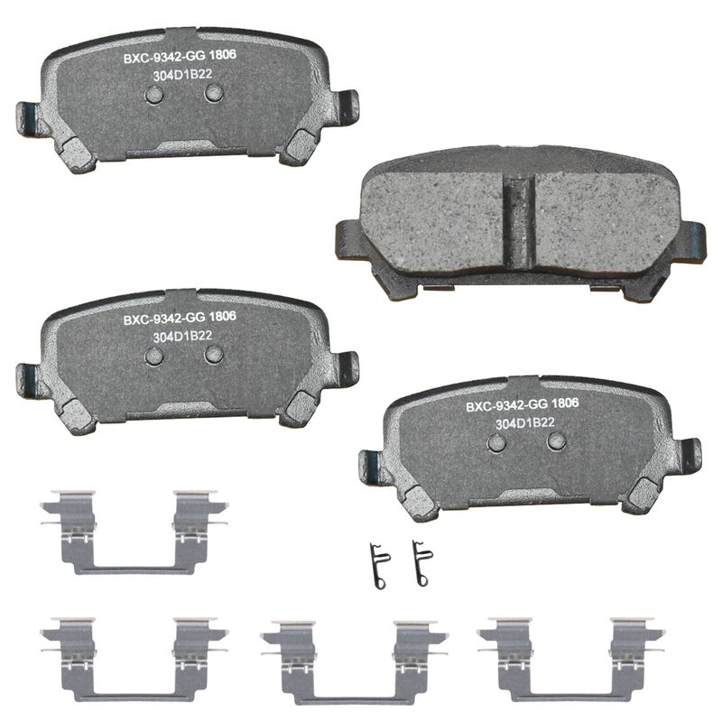 Bendix Friction SBC1806 Disc Brake Pad Set - Rear