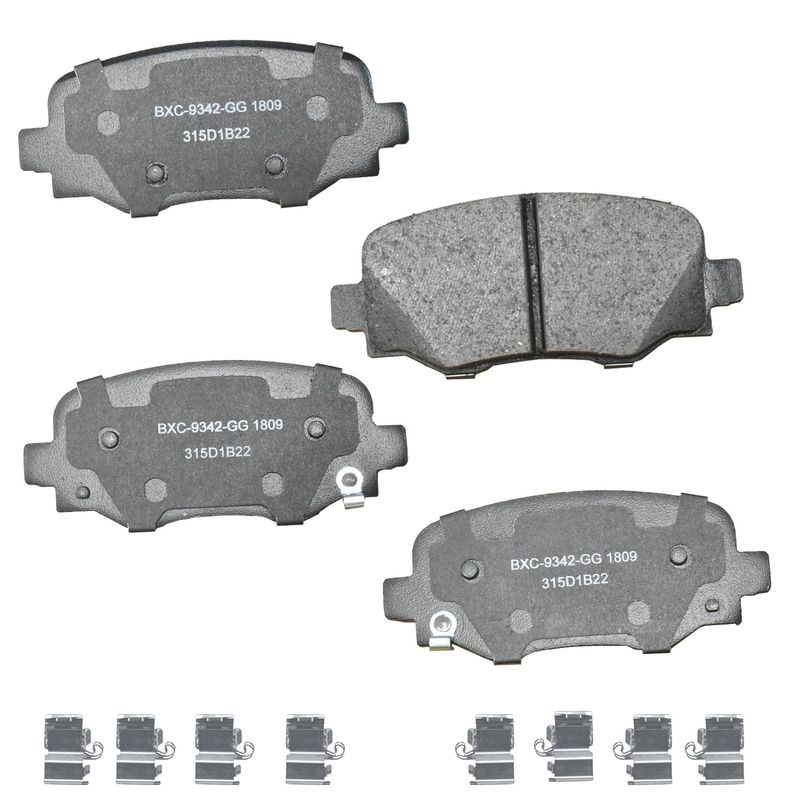 Bendix Friction SBC1809 Disc Brake Pad Set - Rear