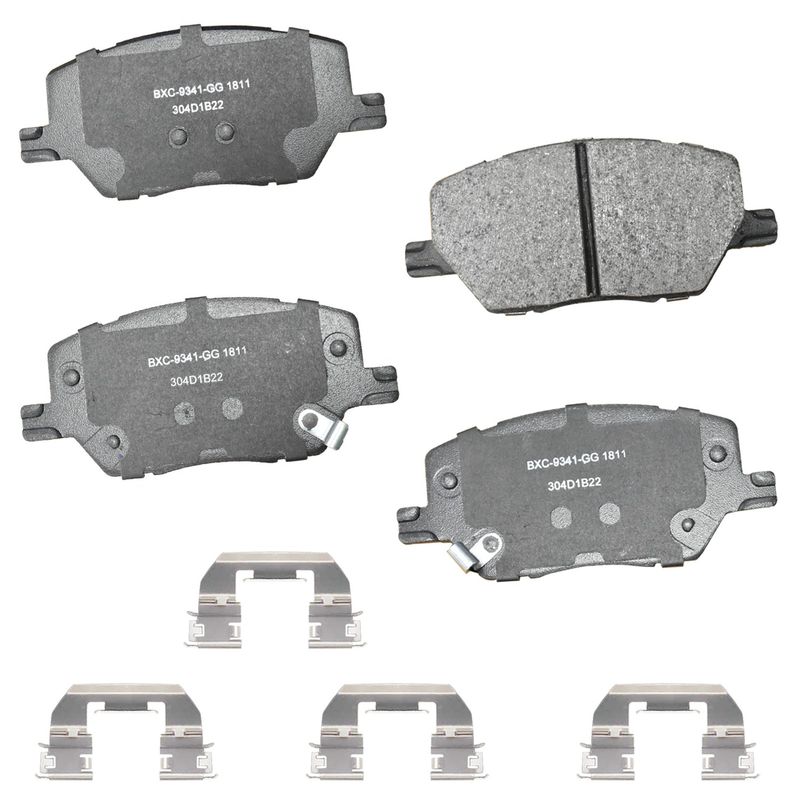 Bendix Friction SBC1811 Disc Brake Pad Set - Front