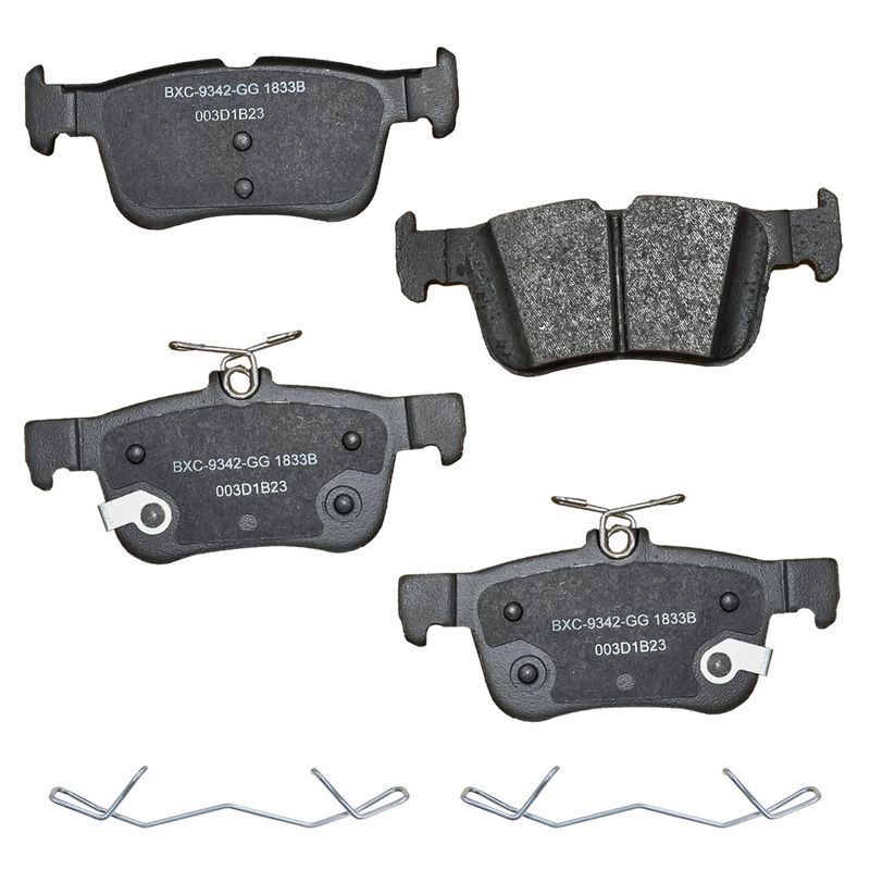 Bendix Friction SBC1833B Disc Brake Pad Set - Rear