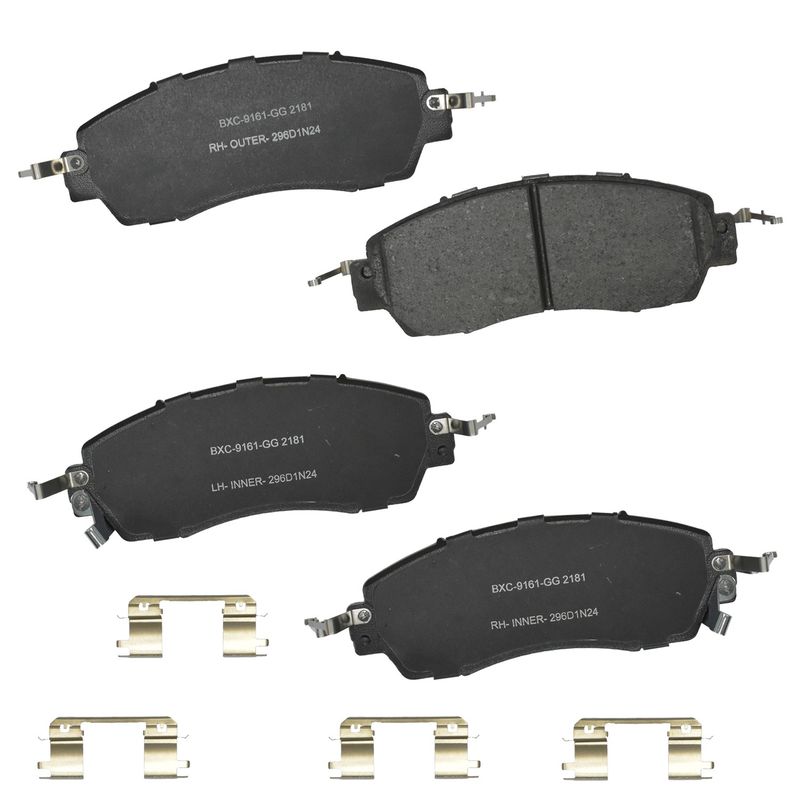 Bendix Friction SBC2181 Disc Brake Pad Set - Front