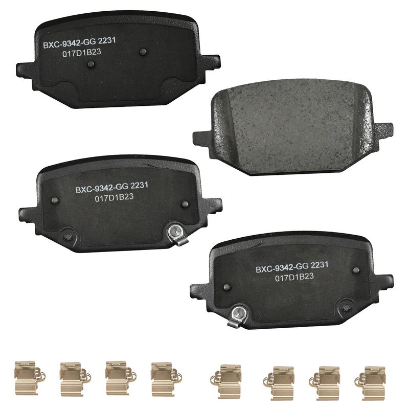 Bendix Friction SBC2231 Disc Brake Pad Set - Rear