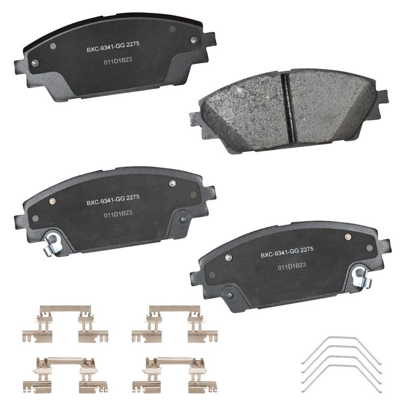 Bendix Friction SBC2275 Disc Brake Pad Set - Front
