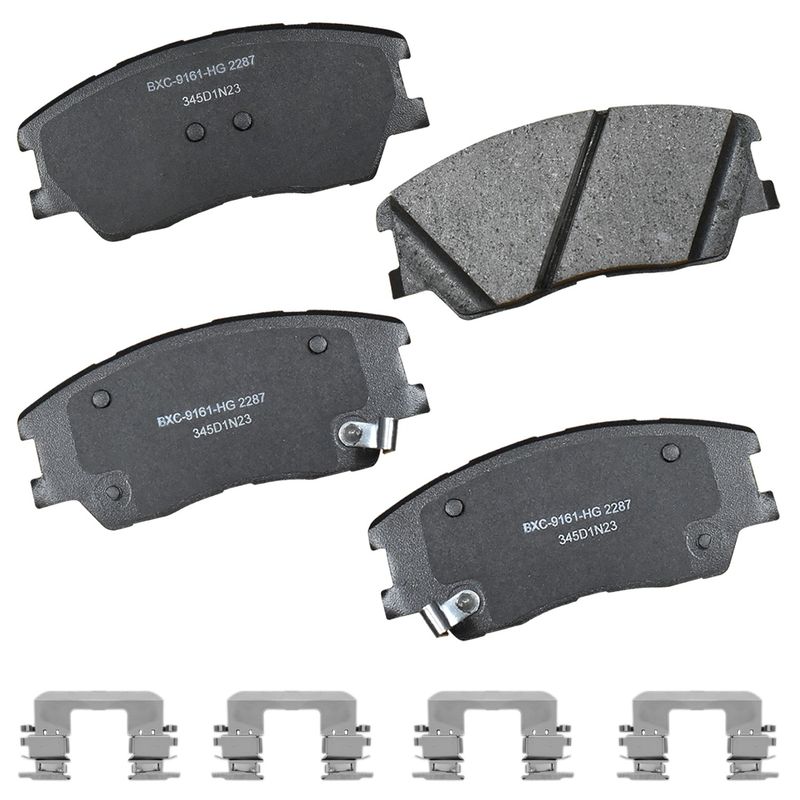 Bendix Friction SBC2287 Disc Brake Pad Set - Front