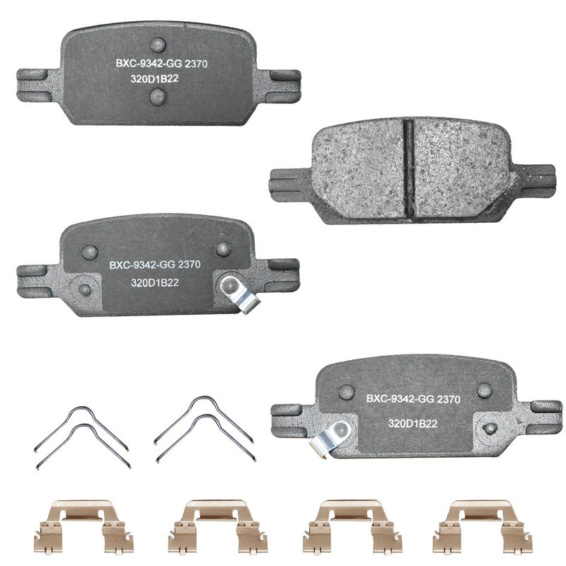 Bendix Friction SBC2370 Disc Brake Pad Set - Rear
