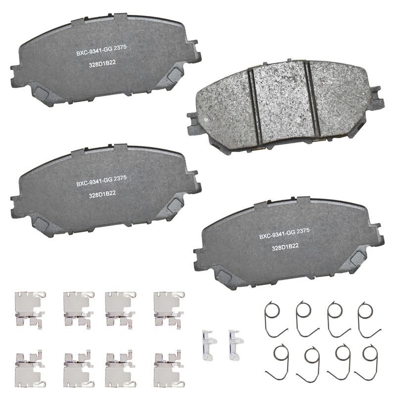 Bendix Friction SBC2375 Disc Brake Pad Set - Front