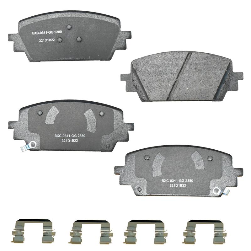 Bendix Friction SBC2380 Disc Brake Pad Set - Front
