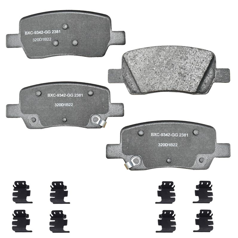 Bendix Friction SBC2381 Disc Brake Pad Set - Rear