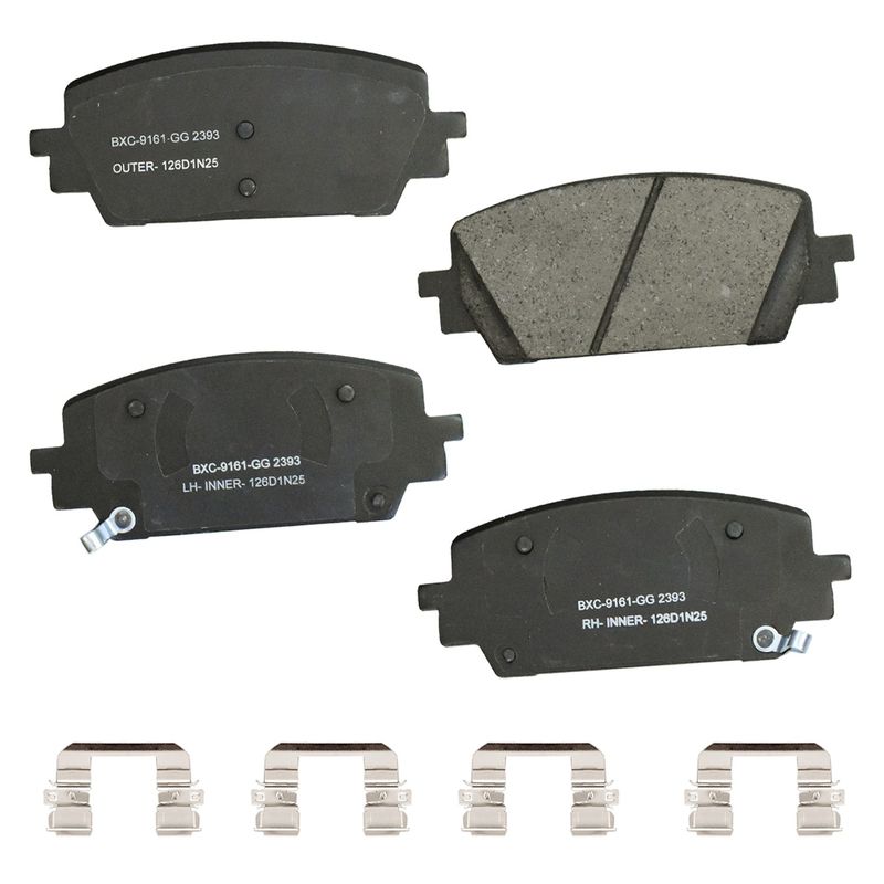 Bendix Friction SBC2393 Disc Brake Pad Set - Front