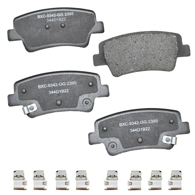 Bendix Friction SBC2395 Disc Brake Pad Set - Rear